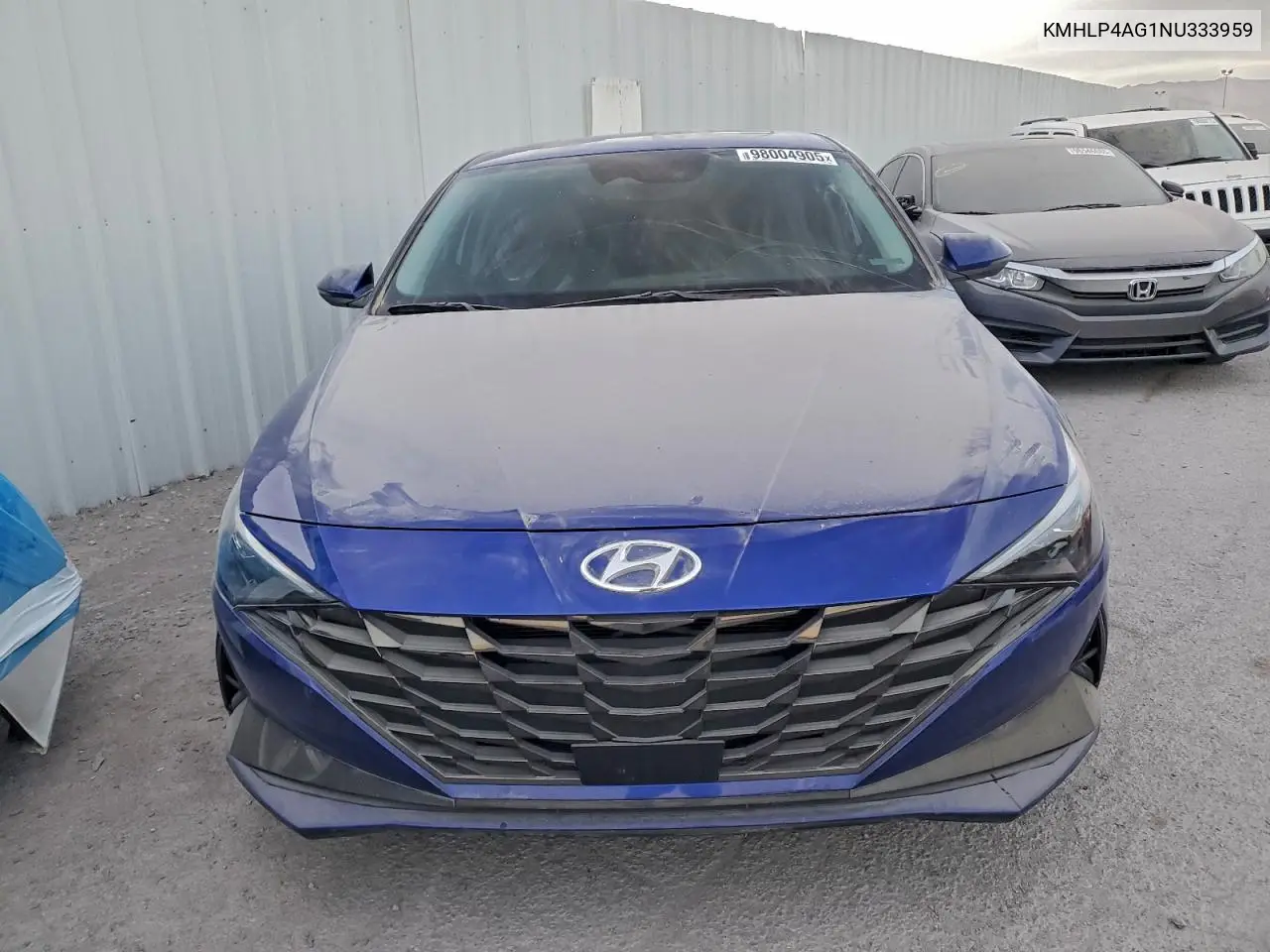 KMHLP4AG1NU333959 2022 Hyundai Elantra Limited