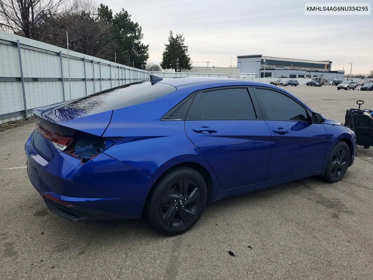 KMHLS4AG6NU334295 2022 Hyundai Elantra Sel