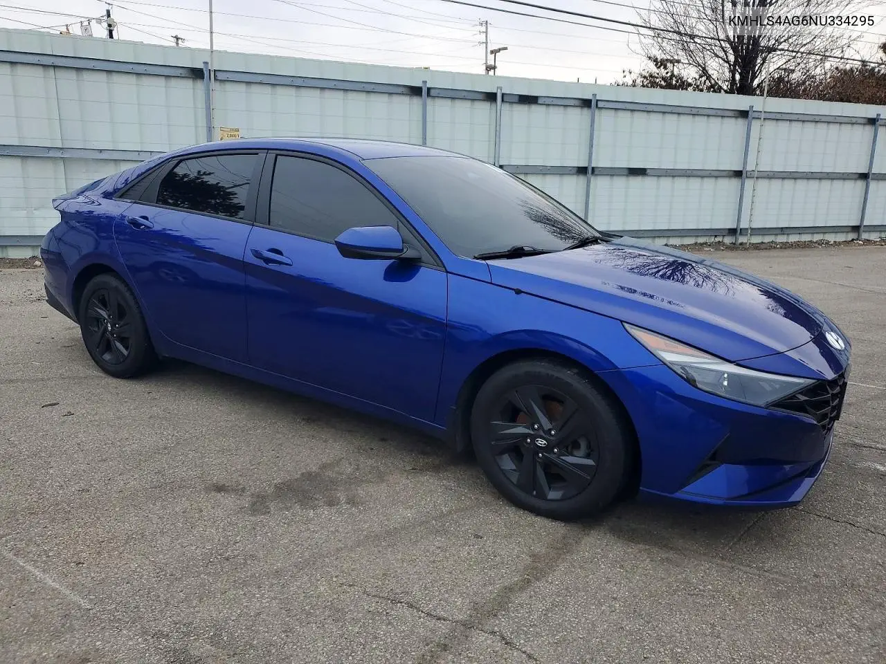KMHLS4AG6NU334295 2022 Hyundai Elantra Sel