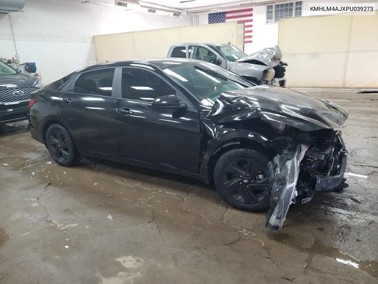 KMHLM4AJXPU039273 2023 Hyundai Elantra Blue