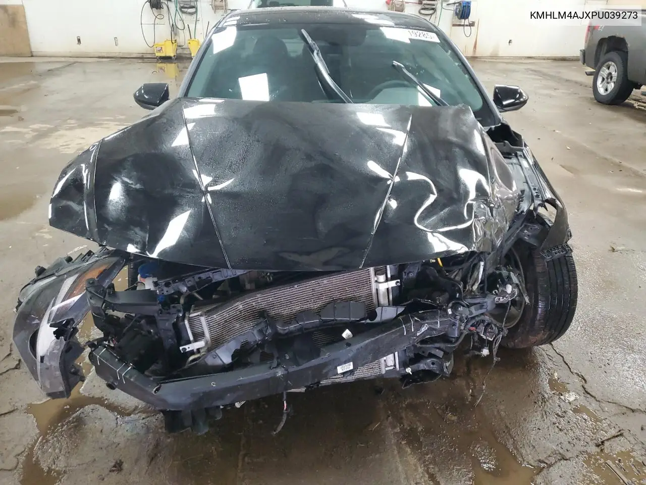 KMHLM4AJXPU039273 2023 Hyundai Elantra Blue