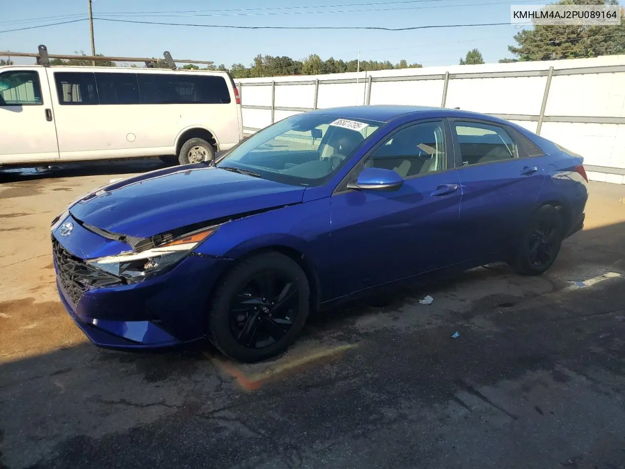KMHLM4AJ2PU089164 2023 Hyundai Elantra Blue