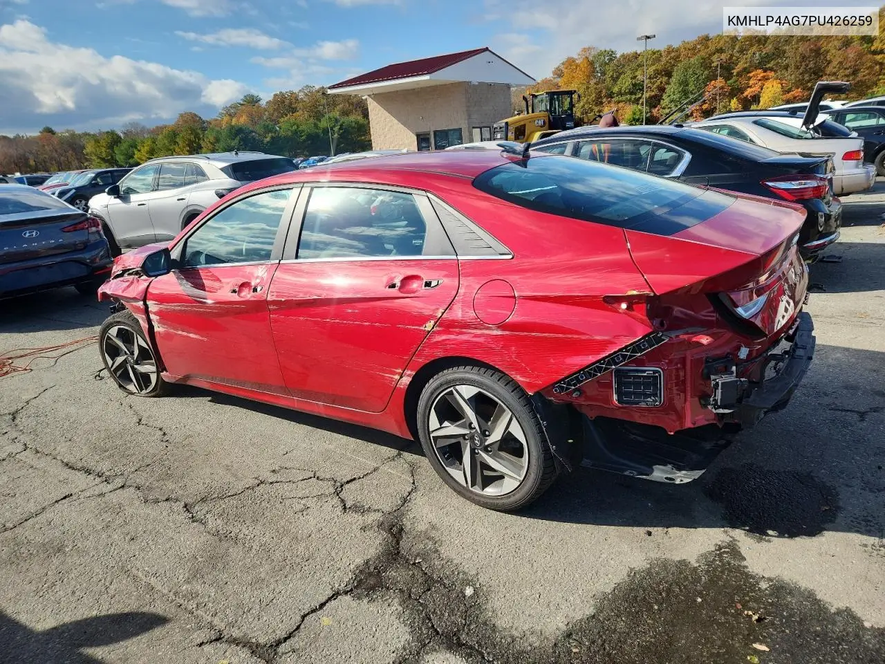 KMHLP4AG7PU426259 2023 Hyundai Elantra Limited