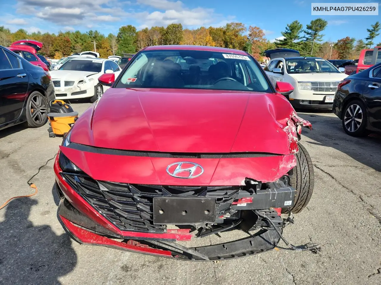 KMHLP4AG7PU426259 2023 Hyundai Elantra Limited