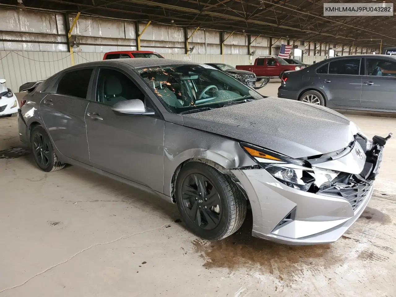 KMHLM4AJ9PU043282 2023 Hyundai Elantra Blue