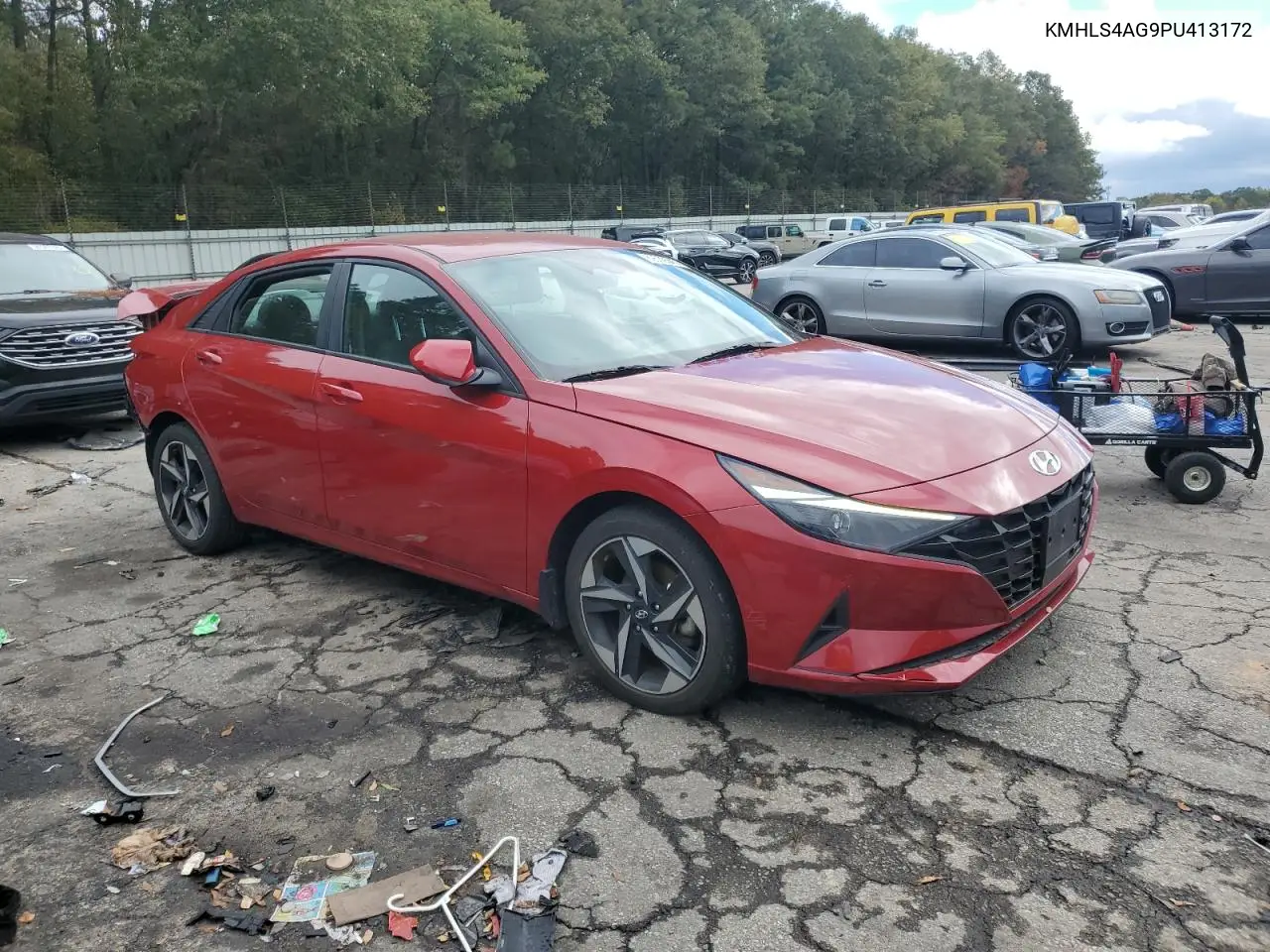 KMHLS4AG9PU413172 2023 Hyundai Elantra Sel