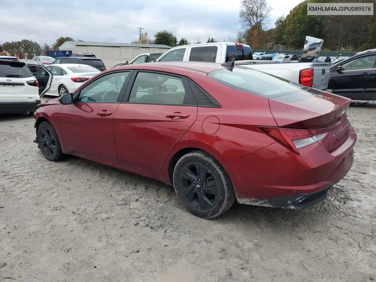 KMHLM4AJ3PU089576 2023 Hyundai Elantra Blue