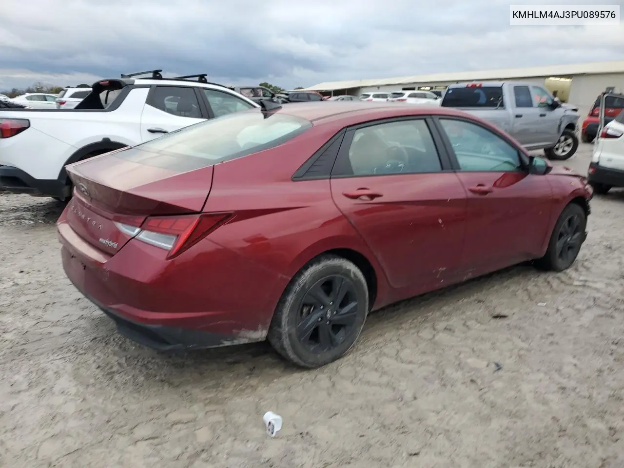 KMHLM4AJ3PU089576 2023 Hyundai Elantra Blue