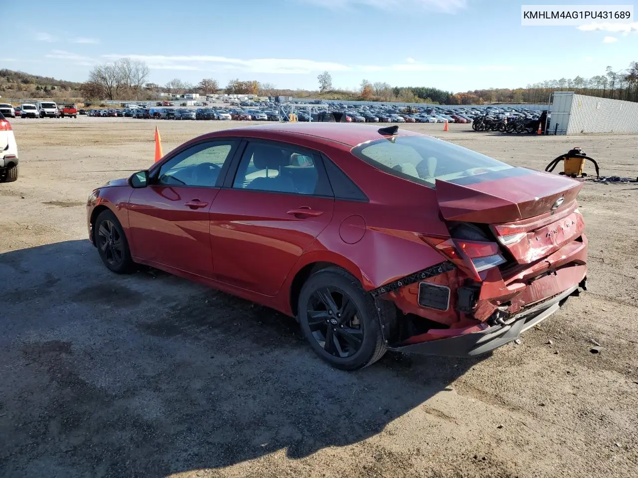 KMHLM4AG1PU431689 2023 Hyundai Elantra Sel