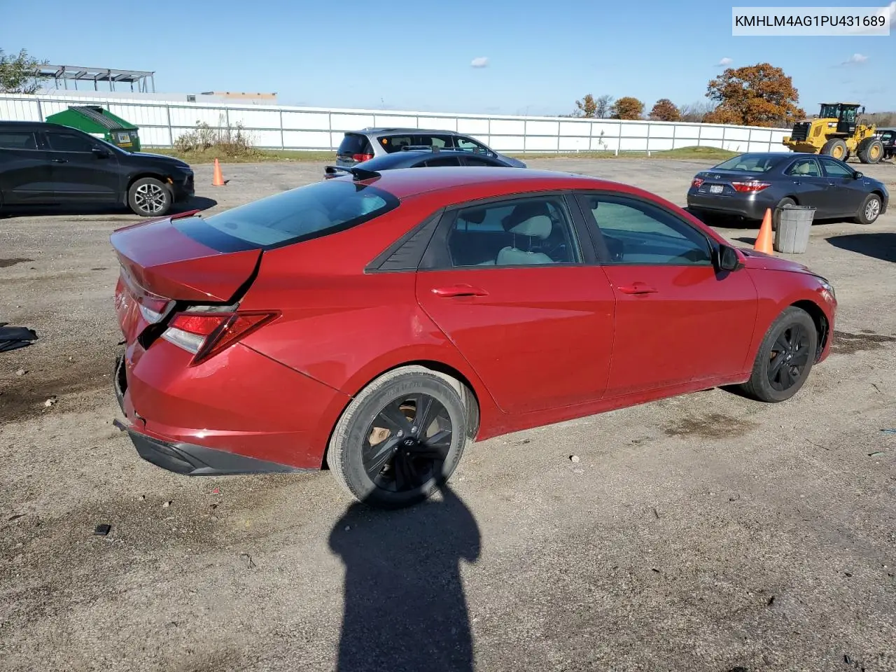 KMHLM4AG1PU431689 2023 Hyundai Elantra Sel