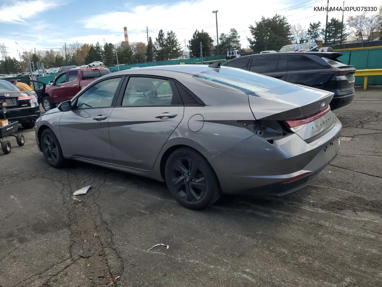 KMHLM4AJ0PU075330 2023 Hyundai Elantra Blue