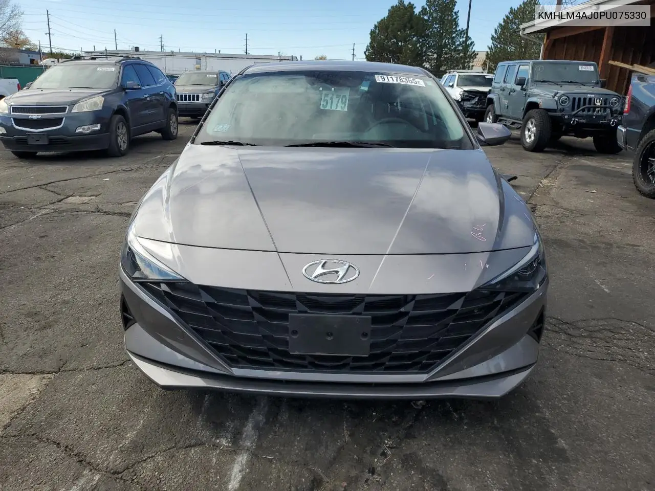 KMHLM4AJ0PU075330 2023 Hyundai Elantra Blue