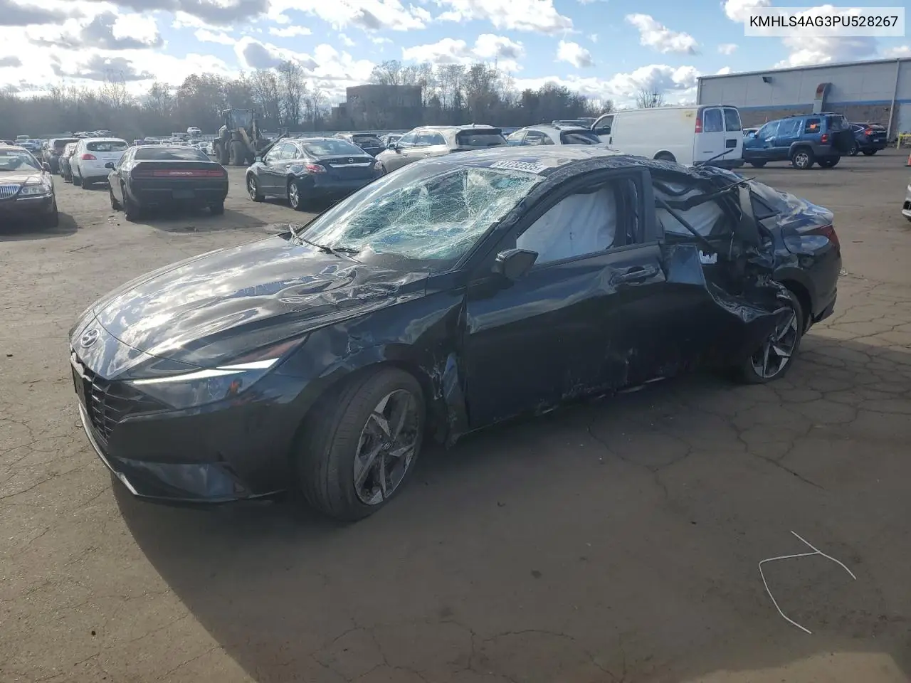 KMHLS4AG3PU528267 2023 Hyundai Elantra Sel