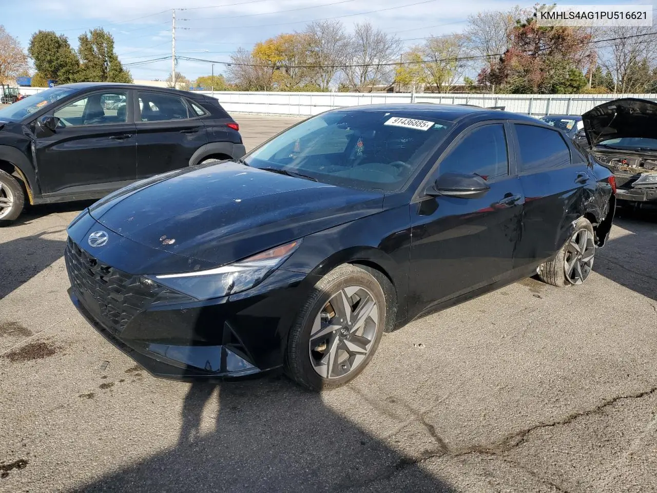 KMHLS4AG1PU516621 2023 Hyundai Elantra Sel