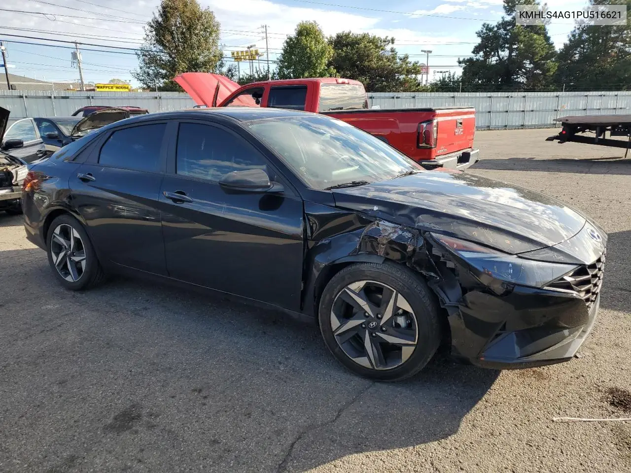 KMHLS4AG1PU516621 2023 Hyundai Elantra Sel