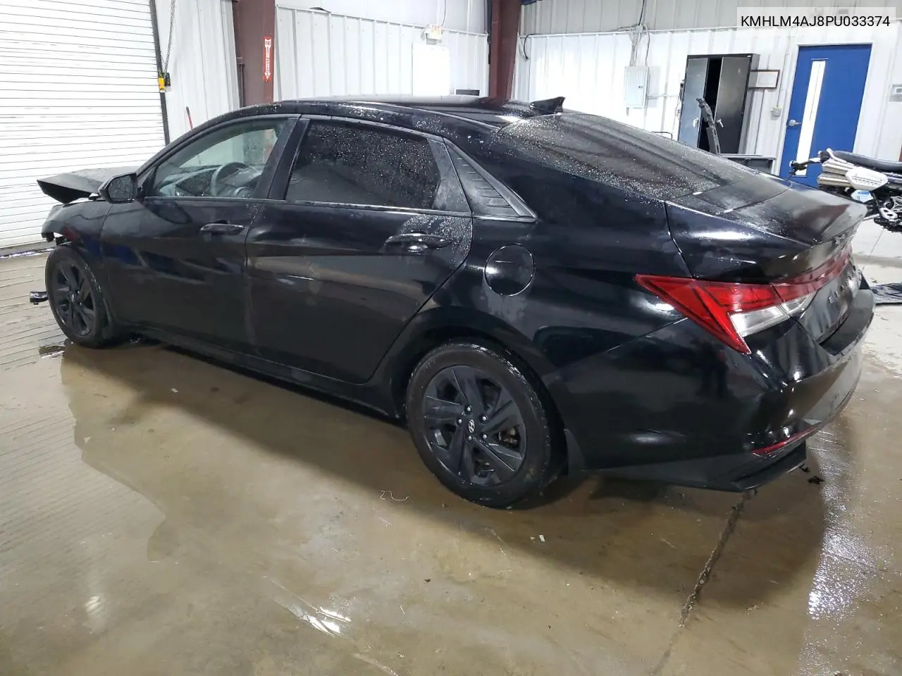 KMHLM4AJ8PU033374 2023 Hyundai Elantra Blue