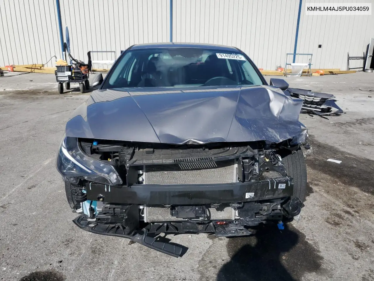 KMHLM4AJ5PU034059 2023 Hyundai Elantra Blue