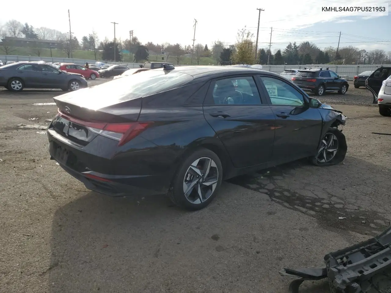 KMHLS4AG7PU521953 2023 Hyundai Elantra Sel