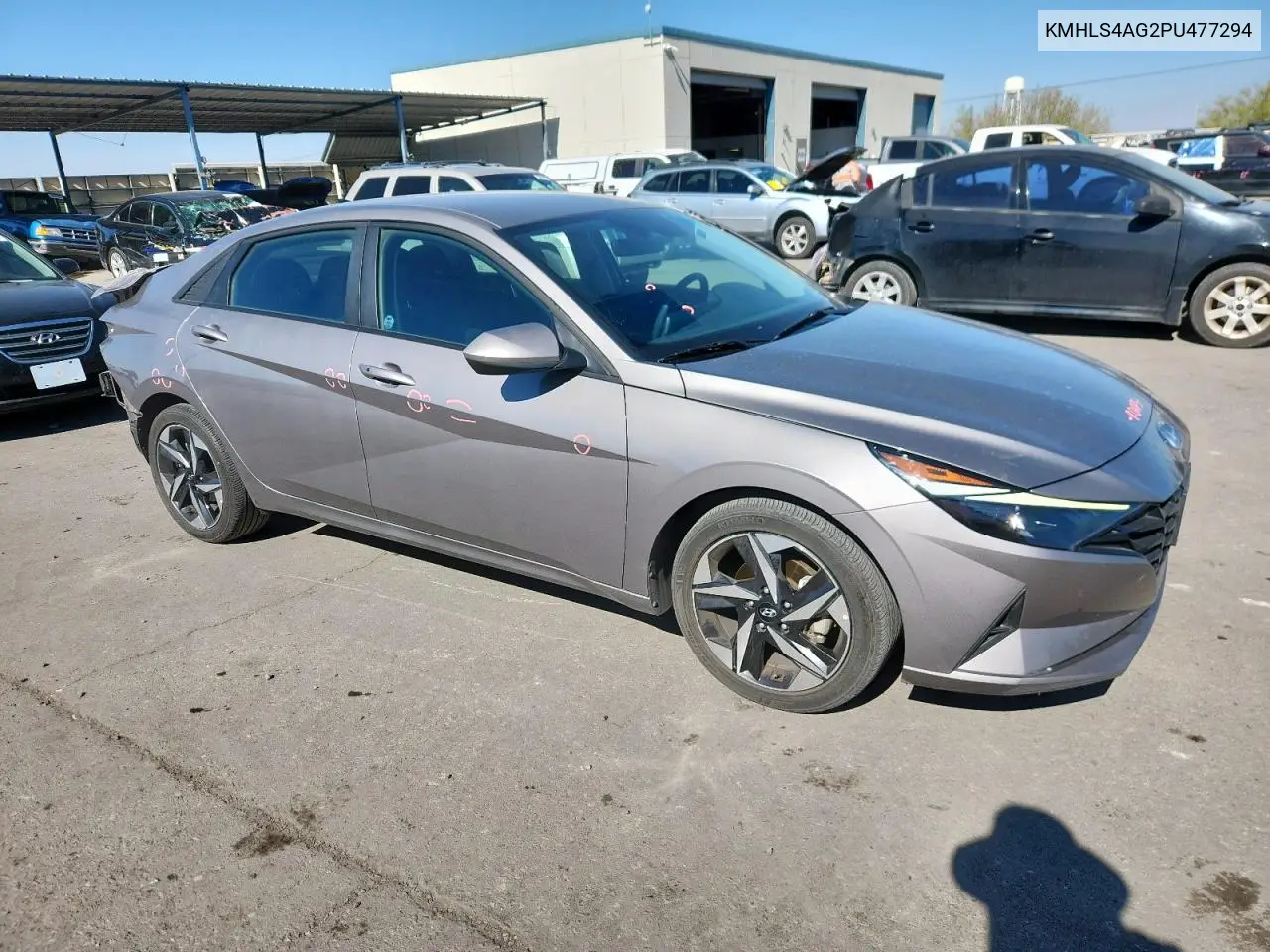 KMHLS4AG2PU477294 2023 Hyundai Elantra Sel