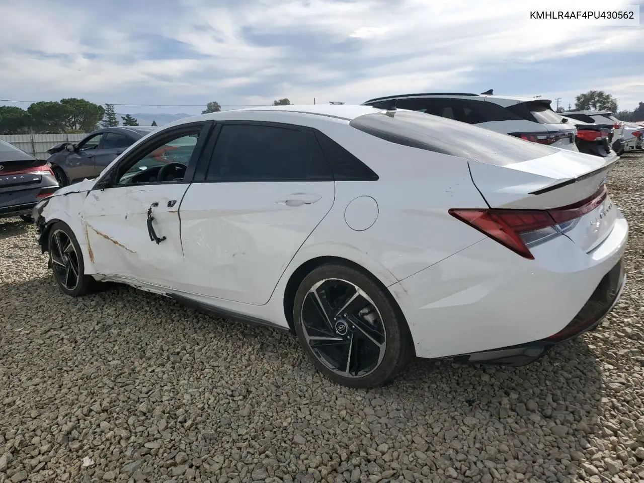 KMHLR4AF4PU430562 2023 Hyundai Elantra N Line