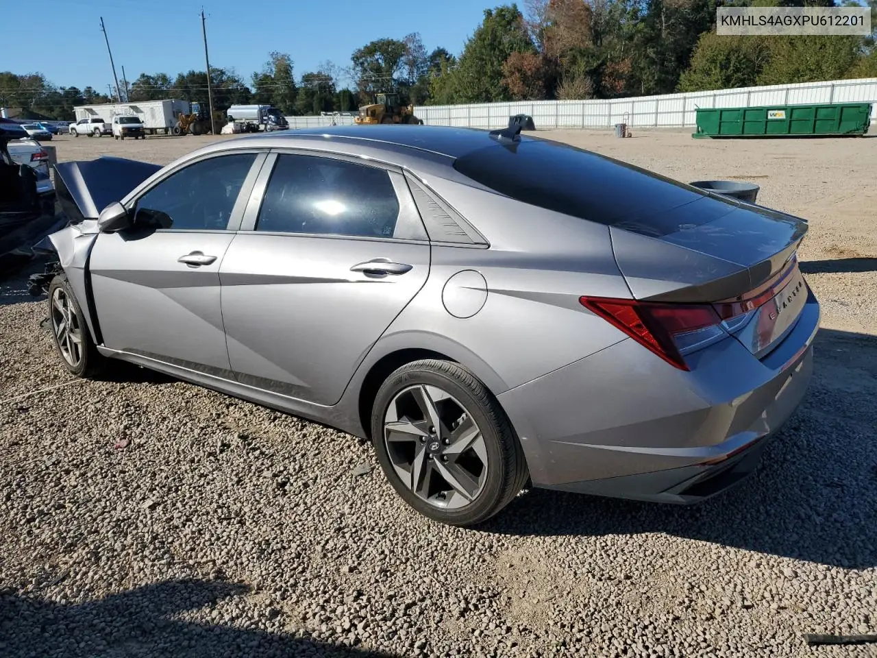 KMHLS4AGXPU612201 2023 Hyundai Elantra Sel