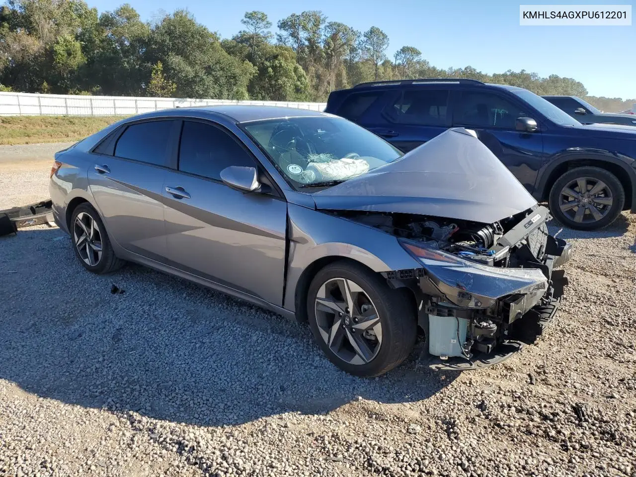 KMHLS4AGXPU612201 2023 Hyundai Elantra Sel