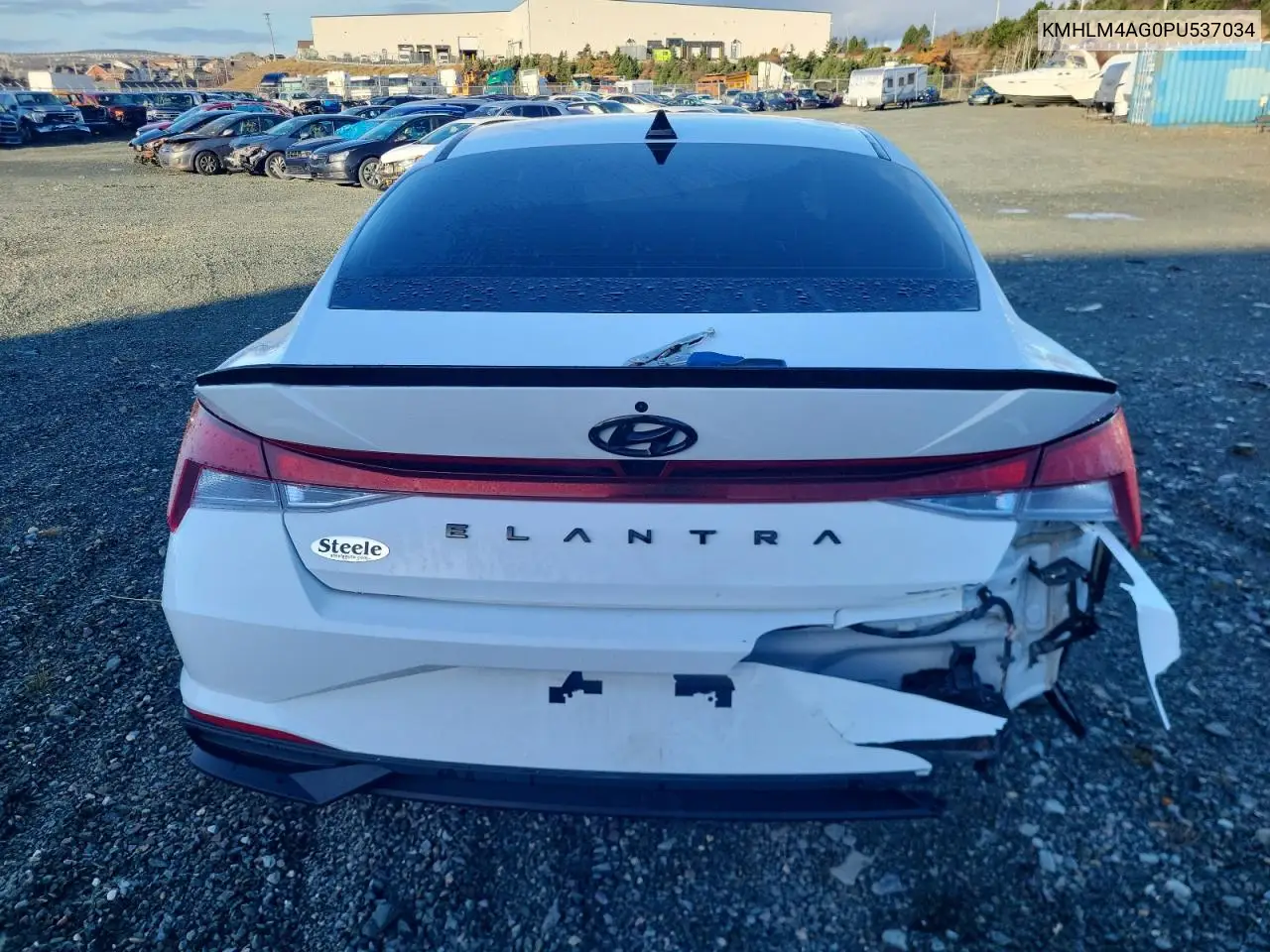 KMHLM4AG0PU537034 2023 Hyundai Elantra Sel