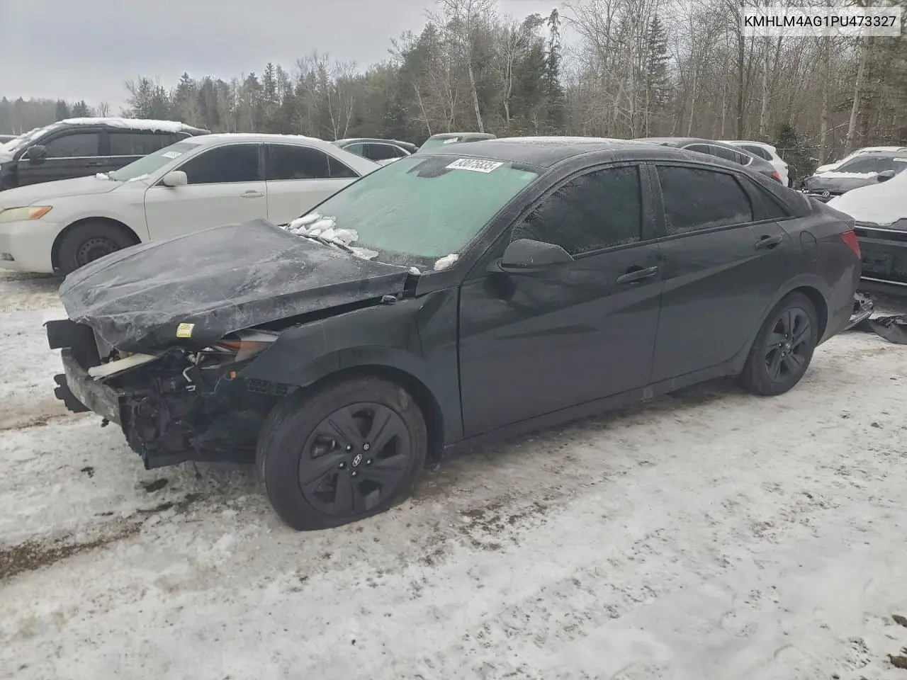 KMHLM4AG1PU473327 2023 Hyundai Elantra Sel