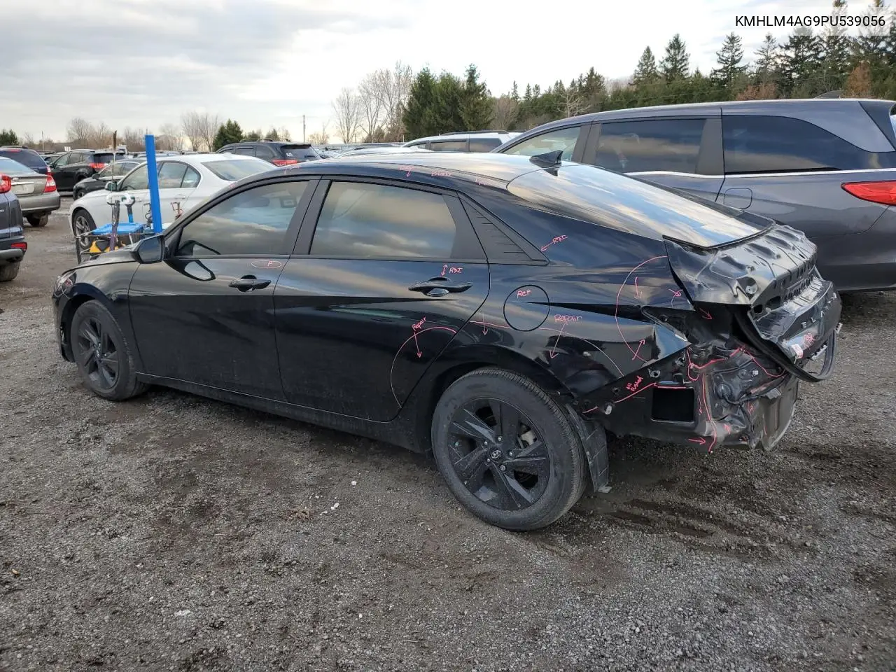 KMHLM4AG9PU539056 2023 Hyundai Elantra Sel
