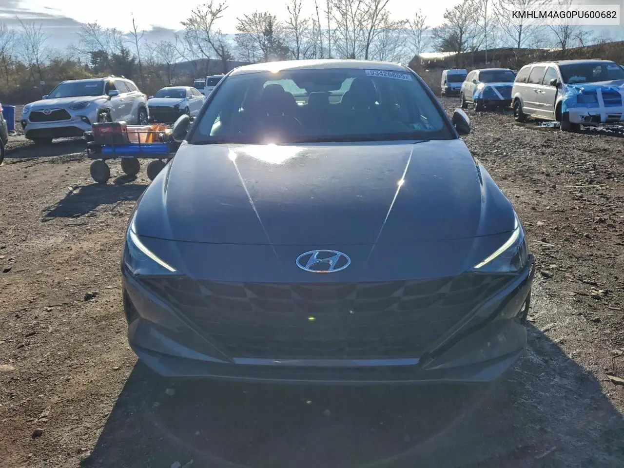 KMHLM4AG0PU600682 2023 Hyundai Elantra Sel