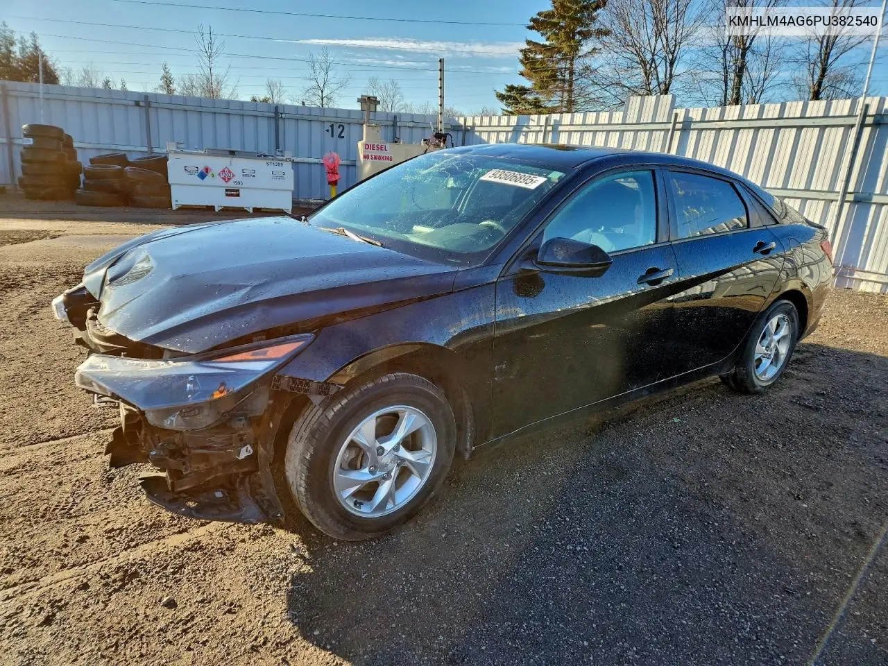 KMHLM4AG6PU382540 2023 Hyundai Elantra Sel