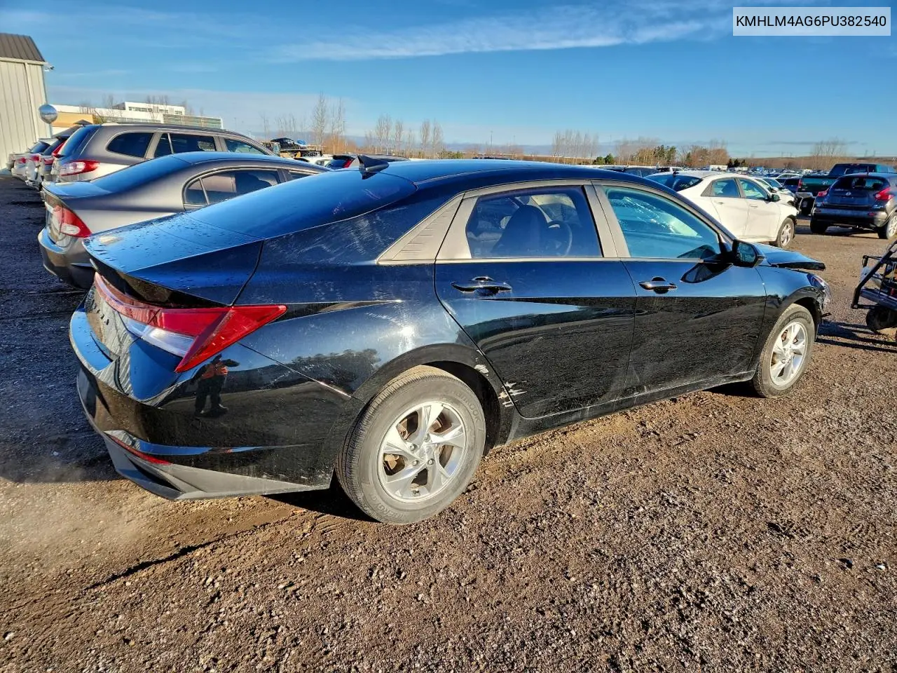 KMHLM4AG6PU382540 2023 Hyundai Elantra Sel