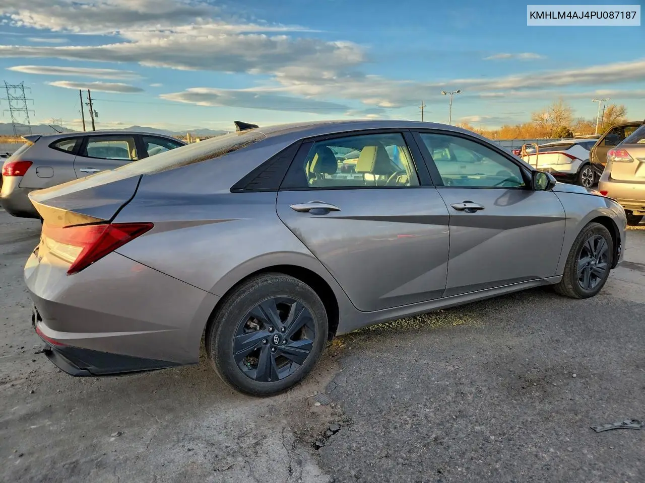 KMHLM4AJ4PU087187 2023 Hyundai Elantra Blue