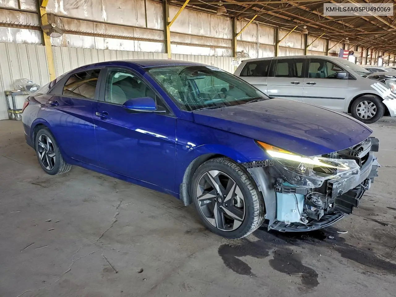 KMHLS4AG5PU490069 2023 Hyundai Elantra Sel