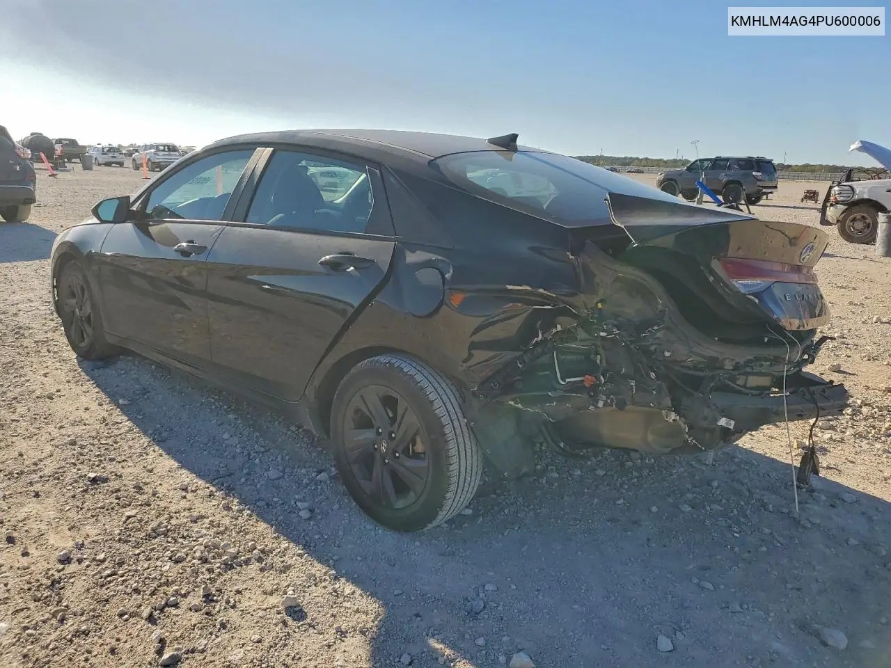 KMHLM4AG4PU600006 2023 Hyundai Elantra Sel
