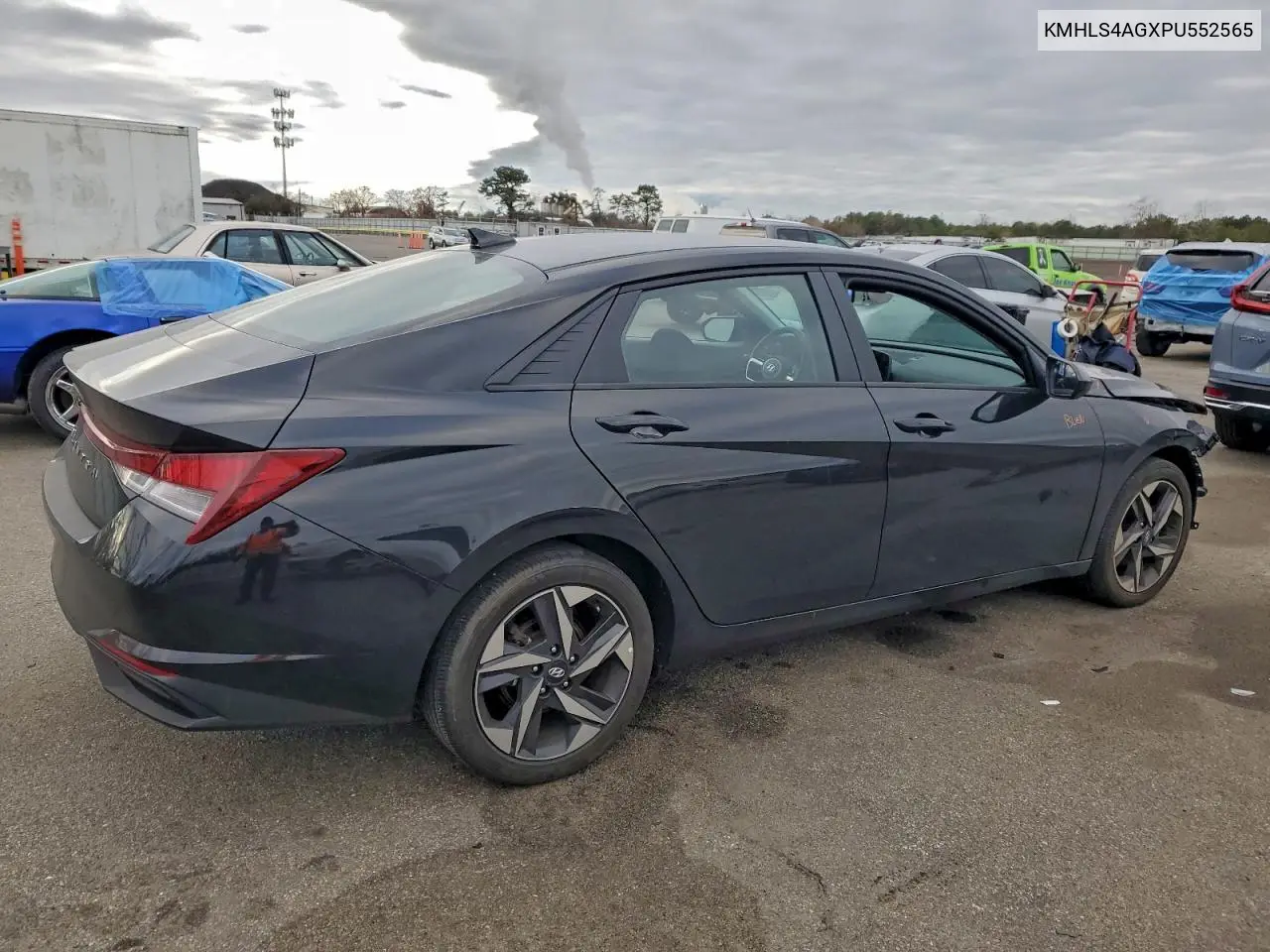 KMHLS4AGXPU552565 2023 Hyundai Elantra Sel