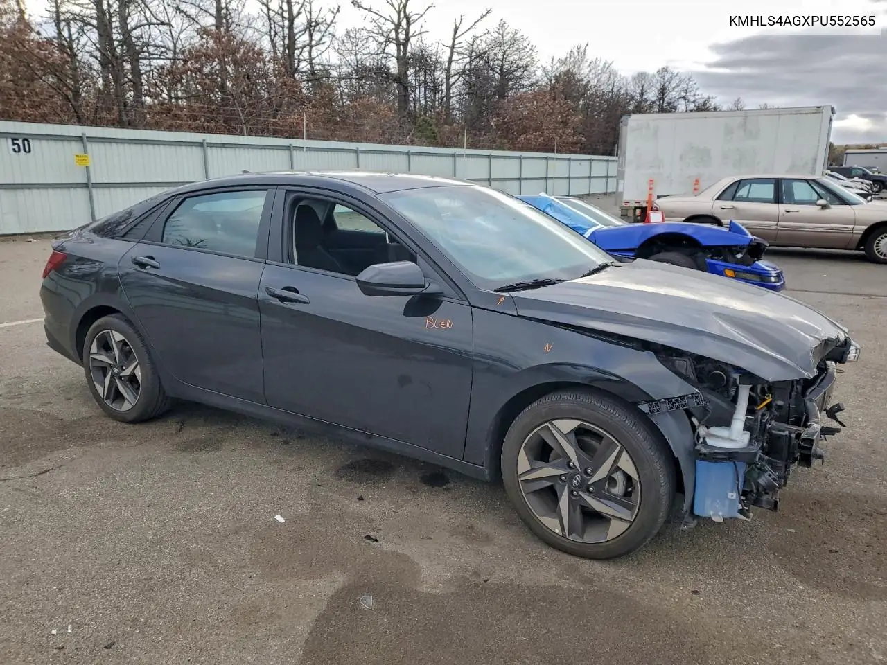 KMHLS4AGXPU552565 2023 Hyundai Elantra Sel
