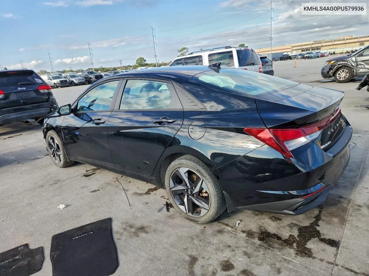 KMHLS4AG0PU579936 2023 Hyundai Elantra Sel