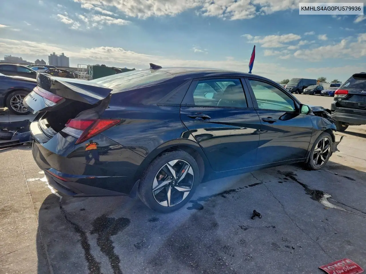 KMHLS4AG0PU579936 2023 Hyundai Elantra Sel