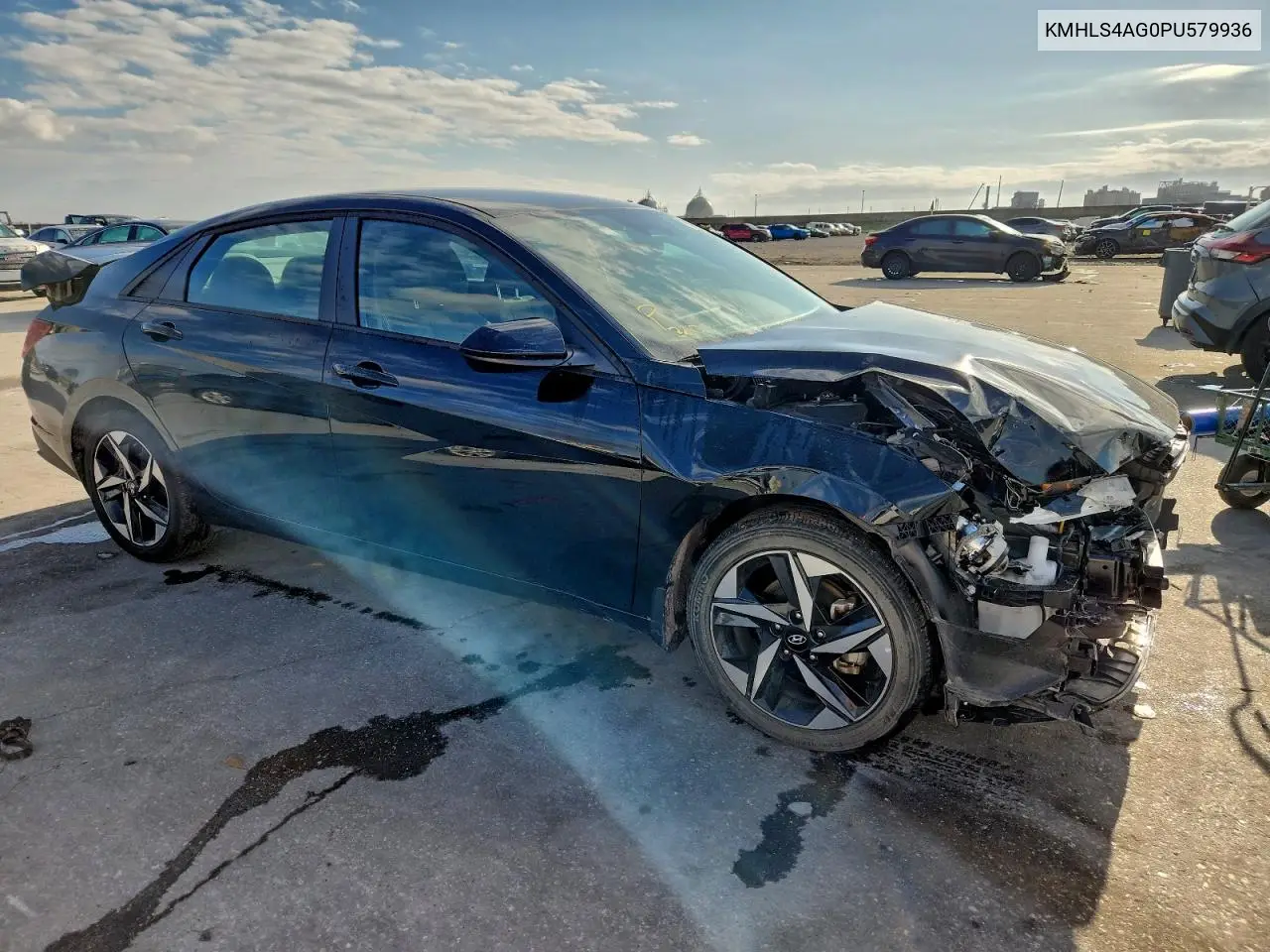 KMHLS4AG0PU579936 2023 Hyundai Elantra Sel