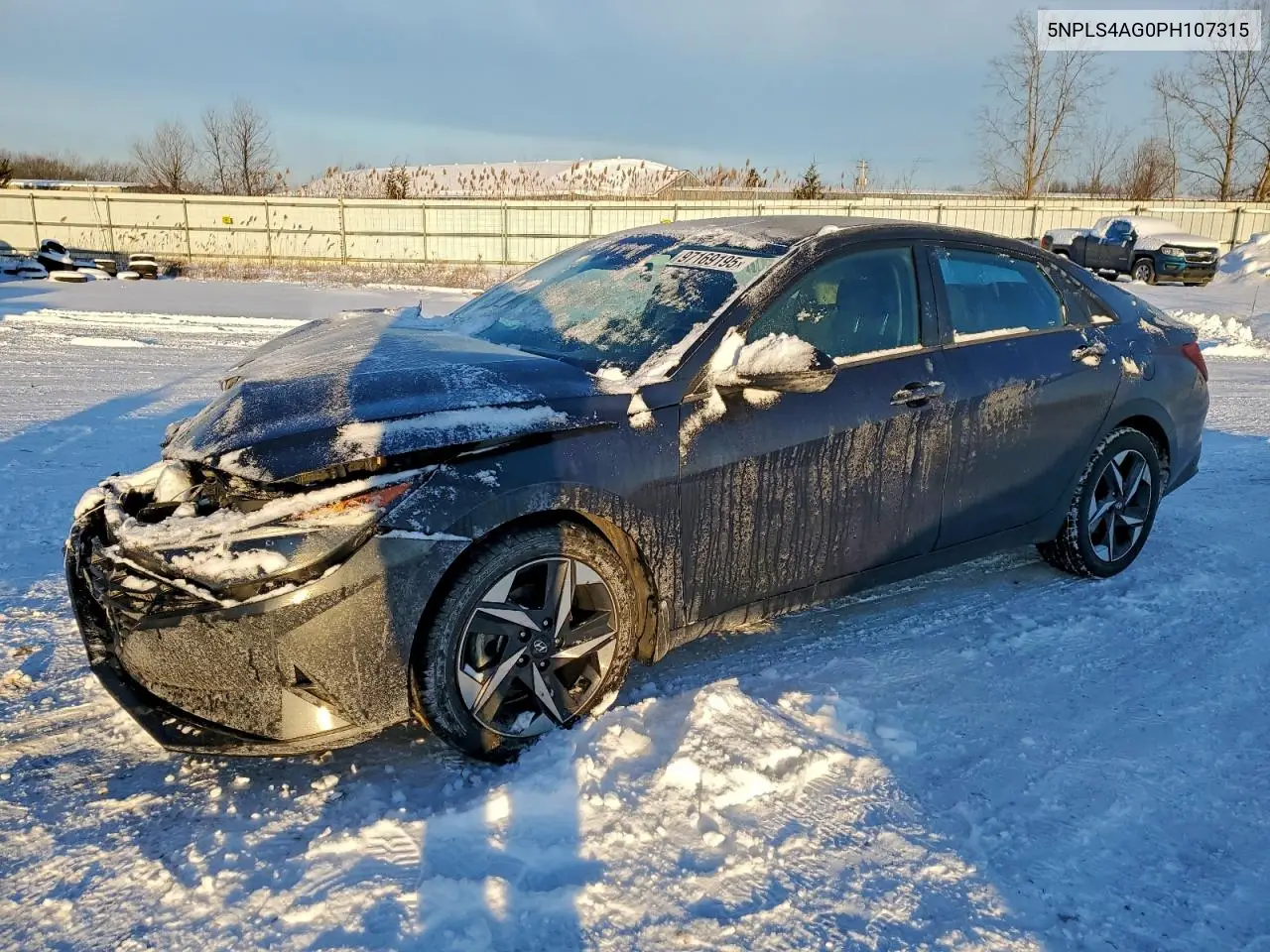 5NPLS4AG0PH107315 2023 Hyundai Elantra Sel