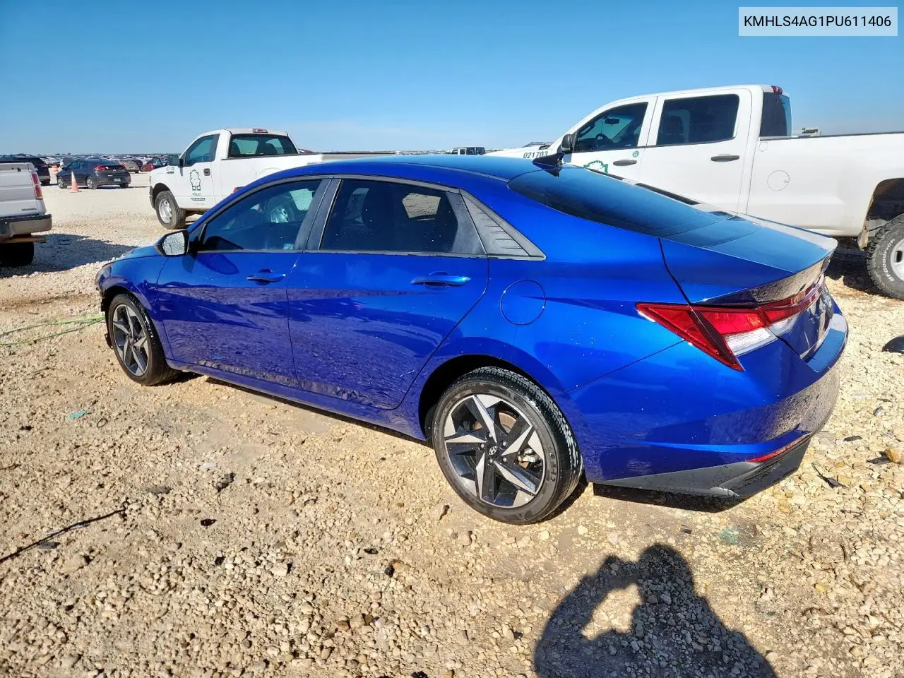 KMHLS4AG1PU611406 2023 Hyundai Elantra Sel
