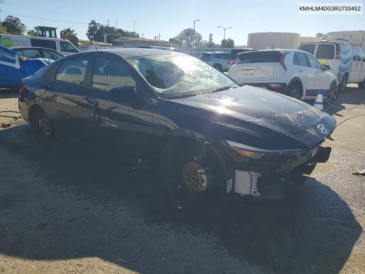 KMHLM4DG3RU733452 2024 Hyundai Elantra Sel