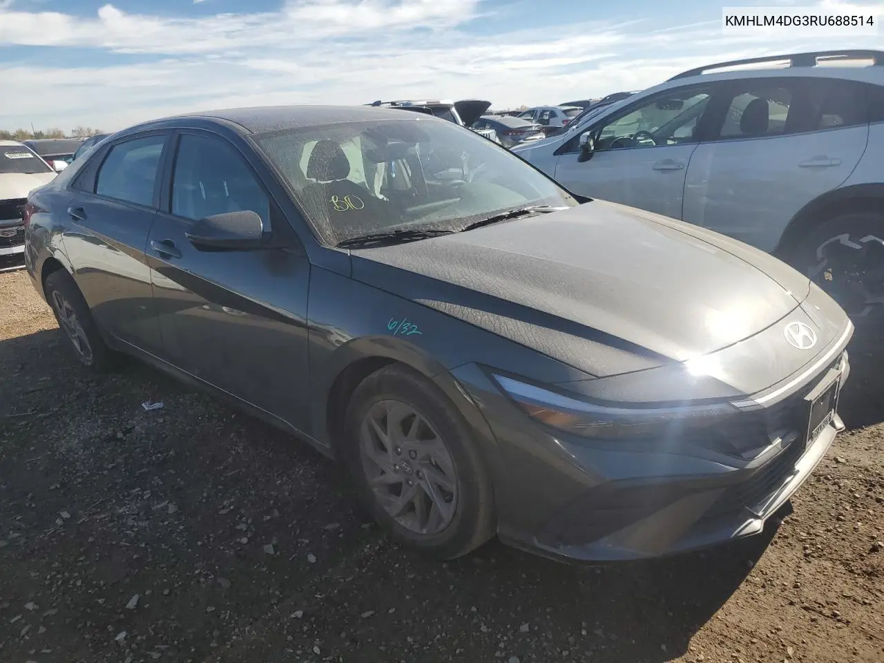 KMHLM4DG3RU688514 2024 Hyundai Elantra Sel
