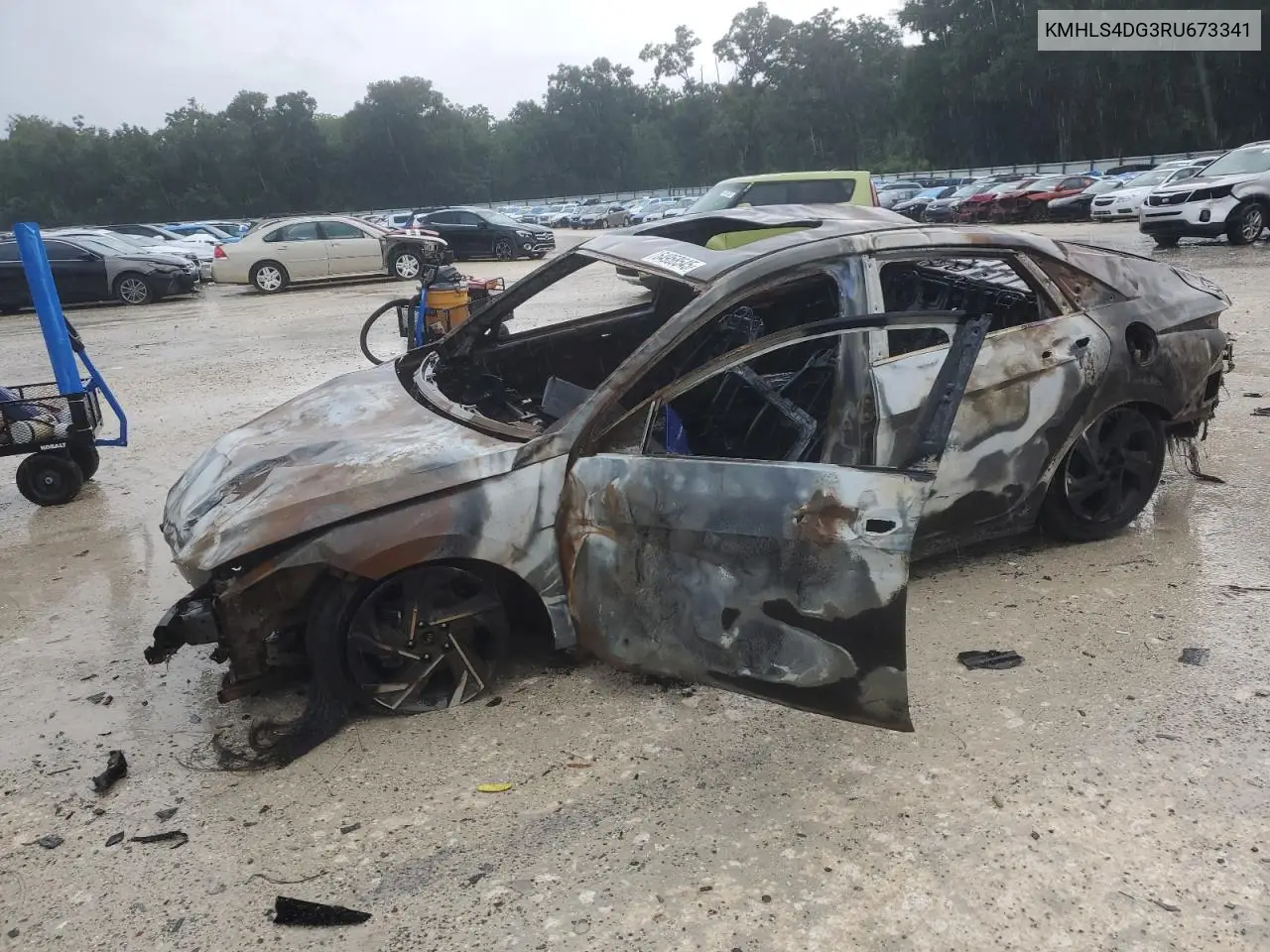 KMHLS4DG3RU673341 2024 Hyundai Elantra Sel