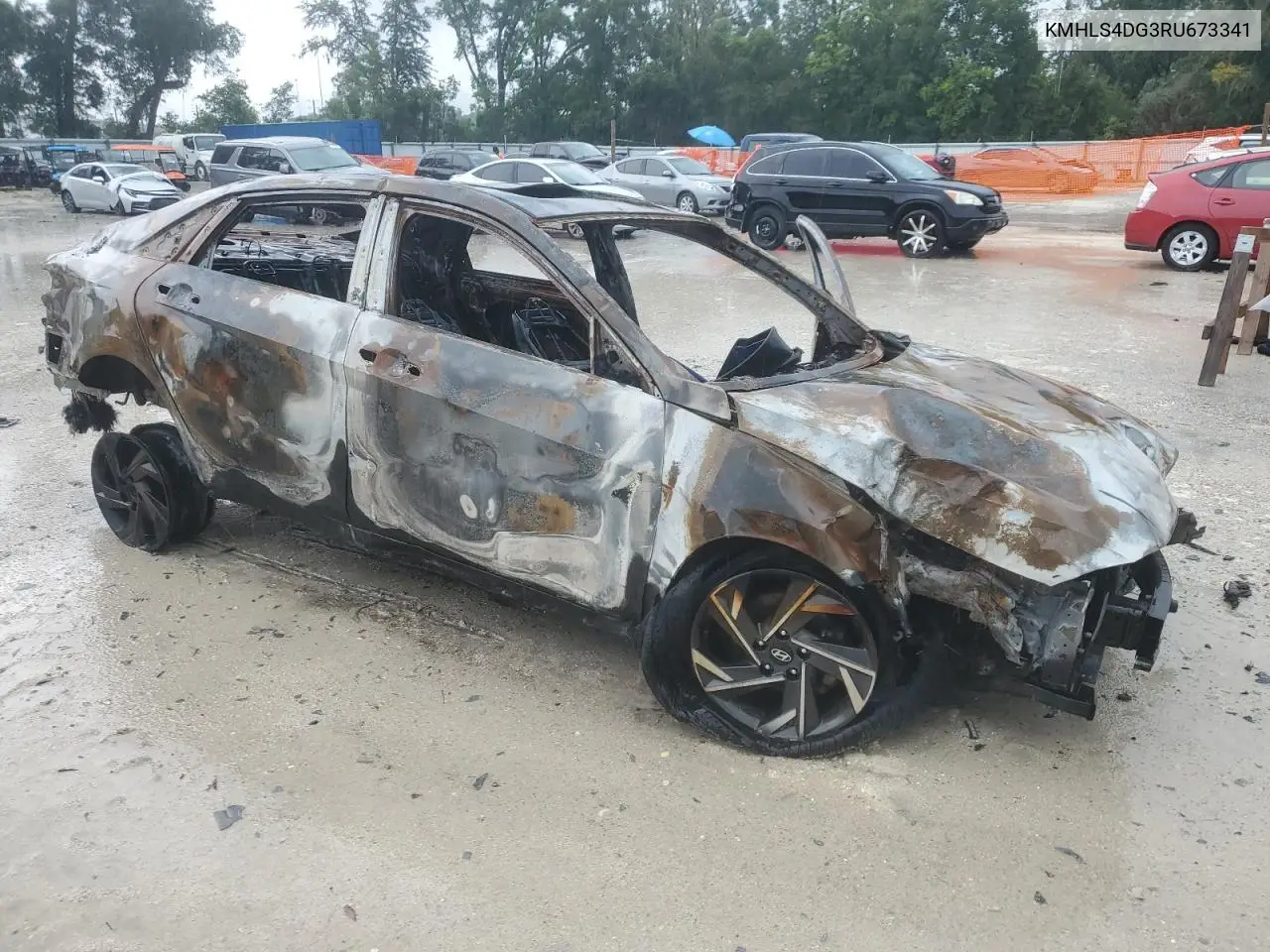 KMHLS4DG3RU673341 2024 Hyundai Elantra Sel