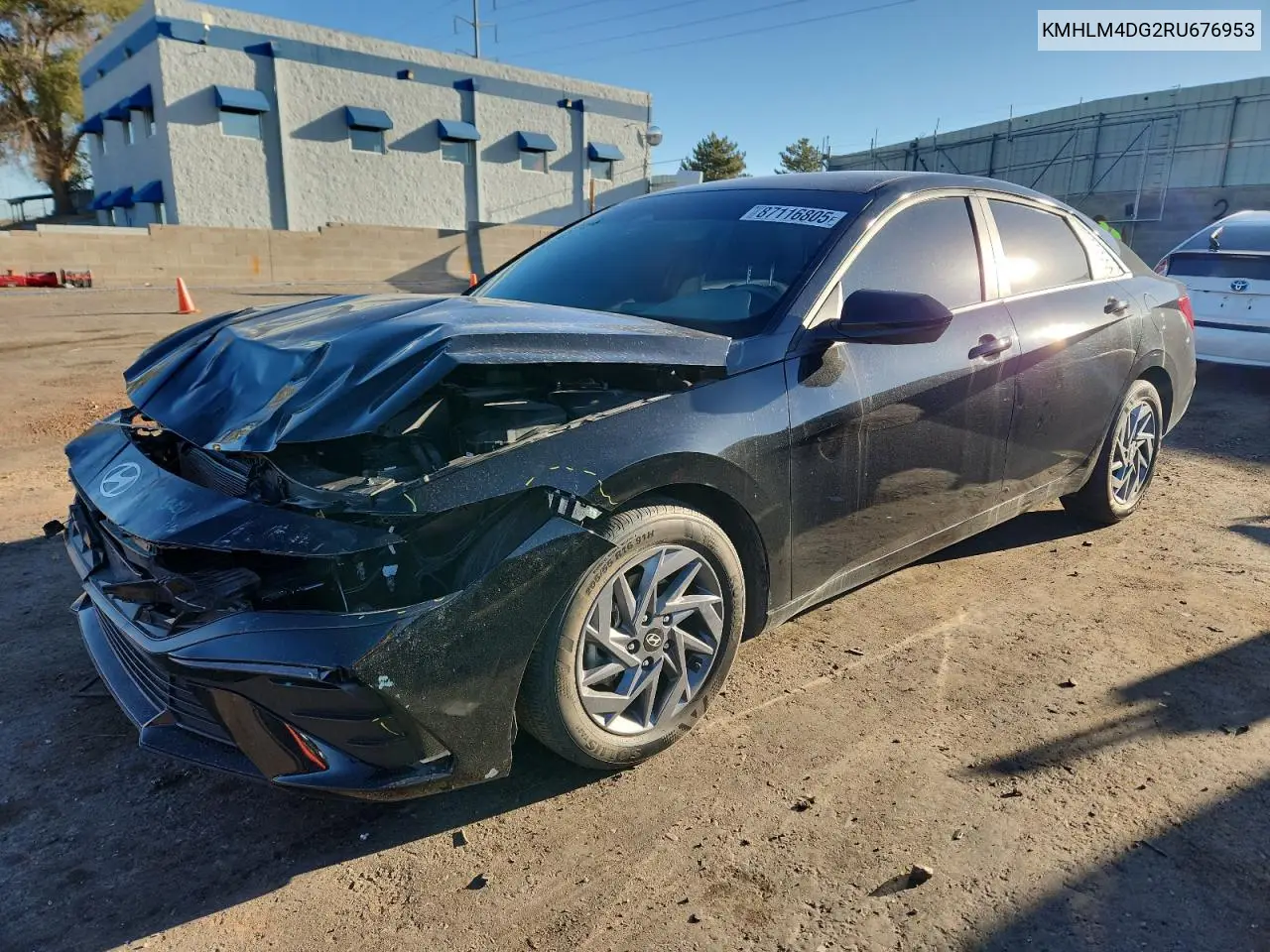 KMHLM4DG2RU676953 2024 Hyundai Elantra Sel