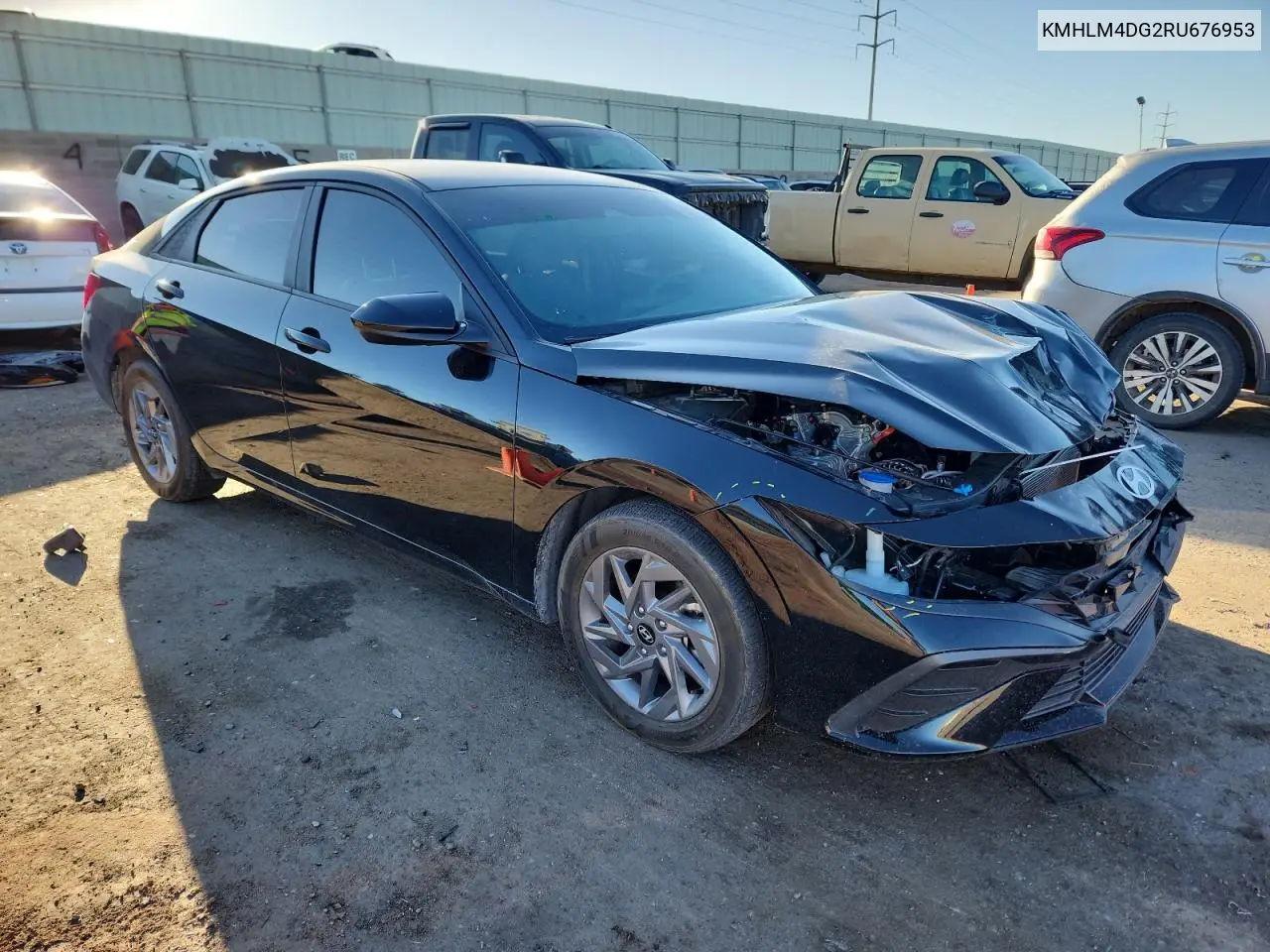 KMHLM4DG2RU676953 2024 Hyundai Elantra Sel