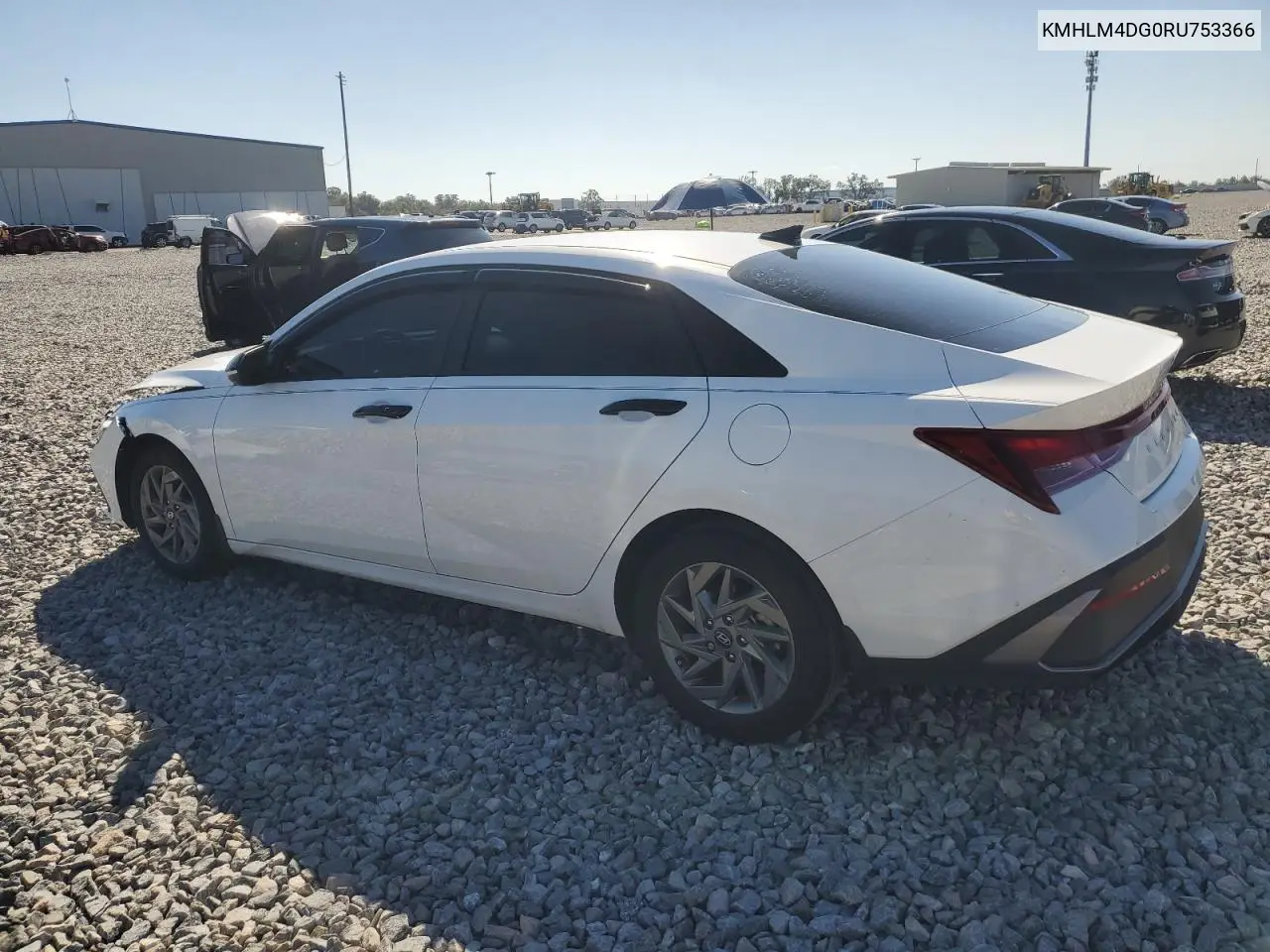 KMHLM4DG0RU753366 2024 Hyundai Elantra Sel