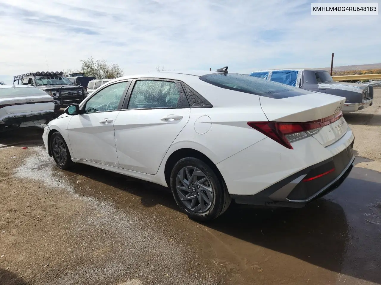 KMHLM4DG4RU648183 2024 Hyundai Elantra Sel